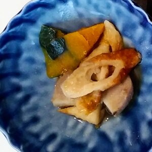 かぼちゃ・椎茸・ちくわのあっさり煮